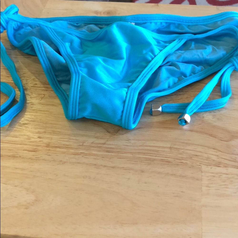 new women's blue  bikini  bottoms by Hot Sauce